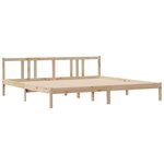 vidaXL Cadre de lit sans matelas 180x200 cm bois massif de pin