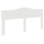 vidaXL Tête de lit Blanc Brillant 200 cm Bois d'ingénierie