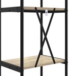 vidaXL Étagère Chêne Sonoma 40 x 30 x 146 cm Bois d'ingénierie