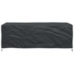 vidaXL Housse pour mobilier d'extérieur Noir 220 x 110 x 70 cm 210D