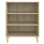 Vidaxl buffet chêne sonoma 57x35x70 cm aggloméré