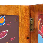 vidaXL Paravent Marron 105 x 180 cm Bois d'acacia massif