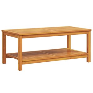 vidaXL Table basse Marron 70 x 40 x 45 cm Bois d'acacia massif