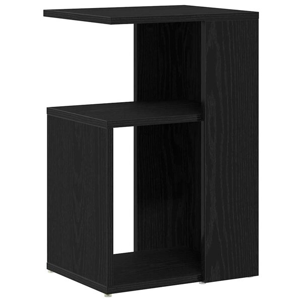 vidaXL Table d'appoint Chêne noir 36 x 30 x 56 cm Bois d'ingénierie