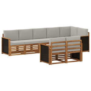 vidaXL Ensemble de canapés d'extérieur 7 pc