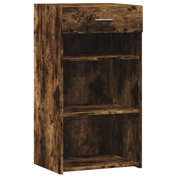 vidaXL Buffet chêne fumé 50x42 5x93 cm bois d'ingénierie