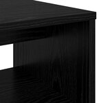 vidaXL Meuble TV Chêne noir 80 x 35 x 40 cm Bois d'ingénierie