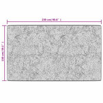 vidaXL Tapis lavable patchwork multicolore 150x230 cm antidérapant