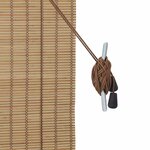 vidaXL Stores et rideaux Marron Clair 120 x 160 cm Bambou