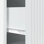 vidaXL Armoire à tiroirs Blanc 33 x 34 5 x 87 cm Bois d'ingénierie