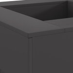 vidaXL Braise Noir 80 x 80 x 40 cm Acier