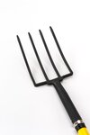 Fourche à bêcher pour jardin - Suan - 4 dents - Manche en fibre de verre - Poignée confort