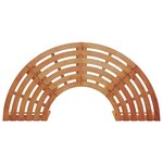 vidaXL Banc d'Arbre Marron 160 x 160 x 45cm Bois massif d'Eucalyptus