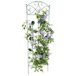 vidaXL Clôture de jardin 3 Pièces Vert 112 x 40 cm Acier