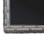 vidaXL Ensemble à manger de jardin 5 Pièces Résine tressée Anthracite