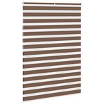 vidaXL Store zèbre marron 155x200cm largeur du tissu 150 9cm polyester