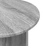 vidaXL Ensemble de tables d'appoint avec stockage 2 Pièces Sonoma gris