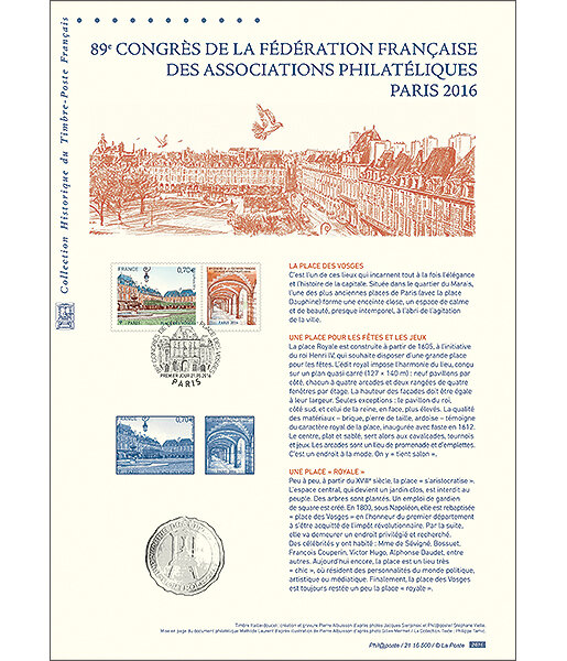 Document Philatélique - 89éme Congrès FFAP