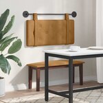 vidaXL Tête de lit suspendue Marron Velours