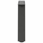 vidaXL Pieds de table basse en forme de A  2 pièces  anthracite  50 x (30-31) cm  acier