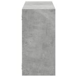 vidaXL Étagère murale gris béton 100x25x50 cm bois d'ingénierie