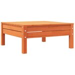 vidaXL Canapé de jardin avec coussins et repose-pied bois pin massif