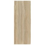 vidaXL Armoire murale suspendue Chêne sonoma 69 5x34x90 cm
