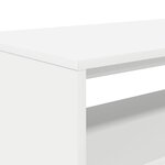 vidaXL Meuble TV Blanc 80 x 40 x 40 cm Aggloméré