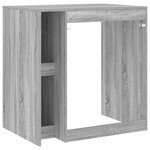 vidaXL Armoire pour machine à laver Gris Sonoma 87 x 60 x 89 cm