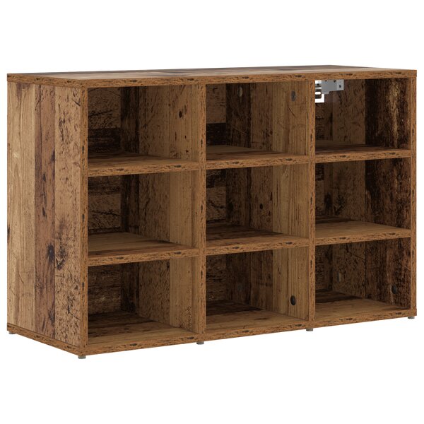 vidaXL Cabinet à chaussures Bois ancien 103x30x51 cm Bois d'ingénierie