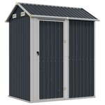 vidaXL Abri de jardin Anthracite 192 x 152 5 x 237 cm Acier galvanisé