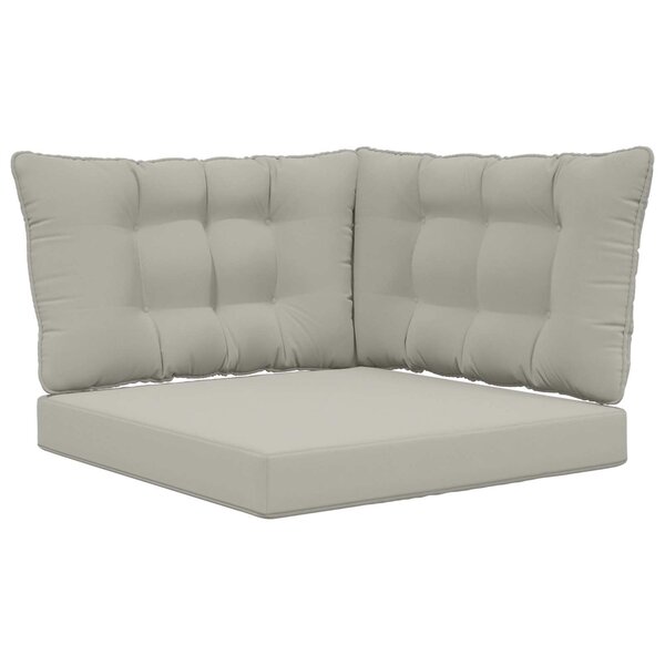 vidaXL Coussin de canapé d'extérieur Polyester Gris 68 5 x 68 5 cm