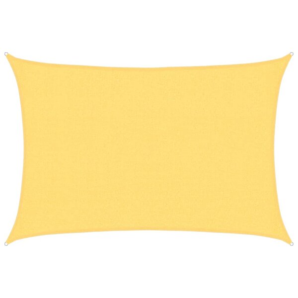 vidaXL Voile d'ombrage 160 g/m² Beige 2 5x4 m PEHD