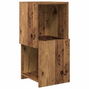 vidaXL Meuble d'angle Bois ancien 30 5x30x65cm Bois d'ingénierie