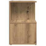 vidaXL Tables de chevet 2 Pièces chêne artisanal 35x35x55 cm