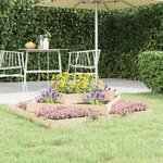 vidaXL Jardinière 112x112x27 cm Bois massif de pin