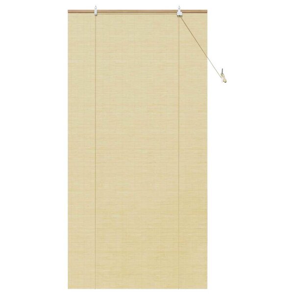 vidaXL Stores et Occultants avec des rideaux Naturel Bambou