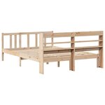 vidaXL Cadre de lit avec tête de lit sans matelas 120x200 cm