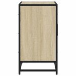 vidaXL Armoire lavabo de salle de bain chêne sonoma bois d'ingénierie