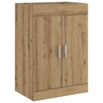 vidaXL Meuble sous lavabo de salle de bain Chêne artisanal