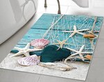 Carpette de bain 50 x 80 cm - Bleu