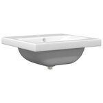 vidaXL Ensemble de mobilier de salle de bain avec tiroir 2 Pièces