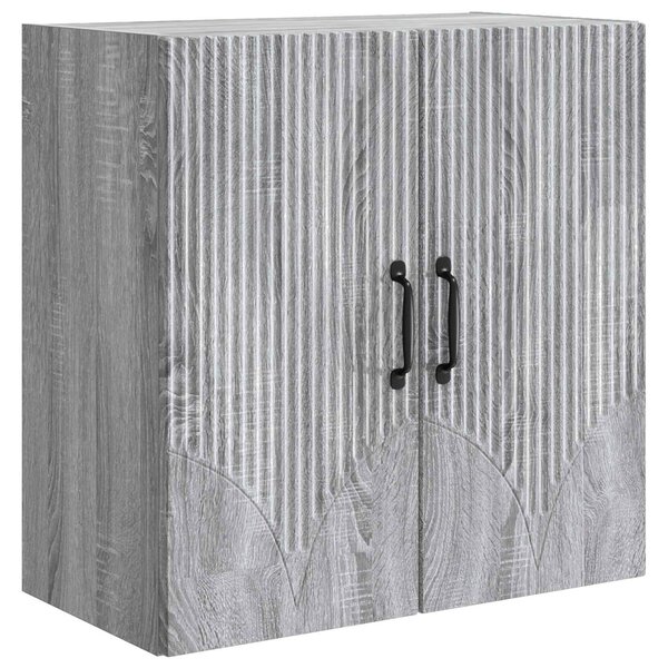 vidaXL Armoire Murale Sonoma gris 59 x 31 x 60 cm Bois d'ingénierie