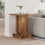 vidaXL Table d'appoint Bois ancien 44 5 x 45 x 55 cm Bois d'ingénierie