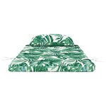 vidaXL Coussin de chaise 2 Pièces Vert 58 x 77 x 4.5 cm Tissu Oxford
