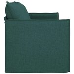 vidaXL Canapé Vert foncé 196 x 82 x 85 cm tissu