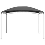 vidaXL Belvédère 3x4x2 65 m Anthracite 180 g/m²