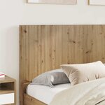 vidaXL Cadre de lit avec rangement et tête de lit Chêne artisanal