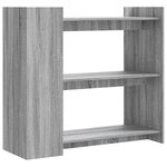vidaXL Table console sonoma gris 100x35x90 cm bois d'ingénierie