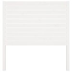 vidaXL Tête de lit Blanc 96x4x100 cm Bois massif de pin